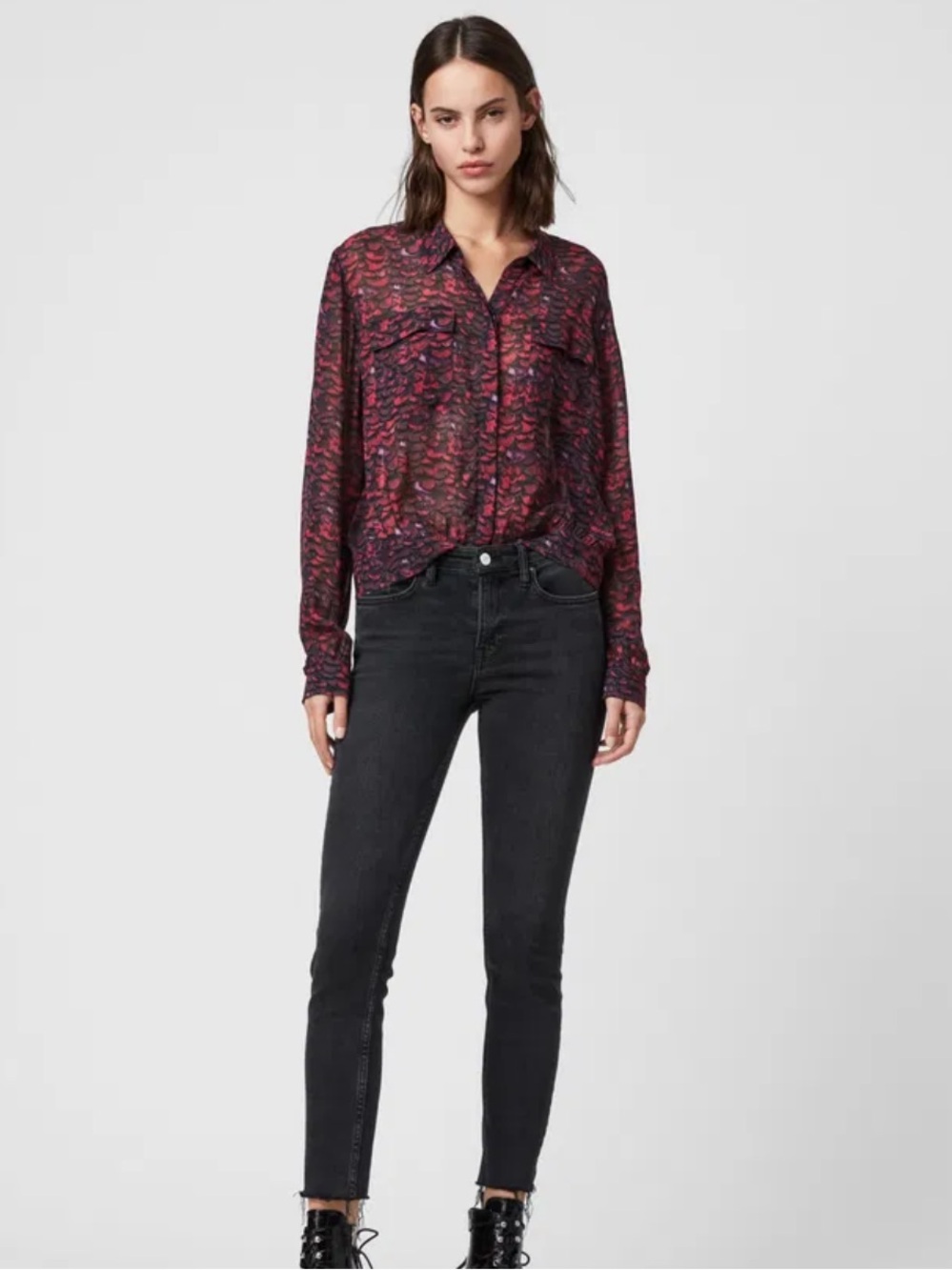 All Saints Adeliza Plume Shirt